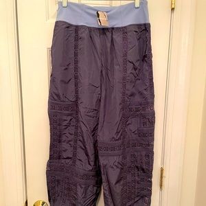 Free People Oh Hey Appliqué Pants - NWT